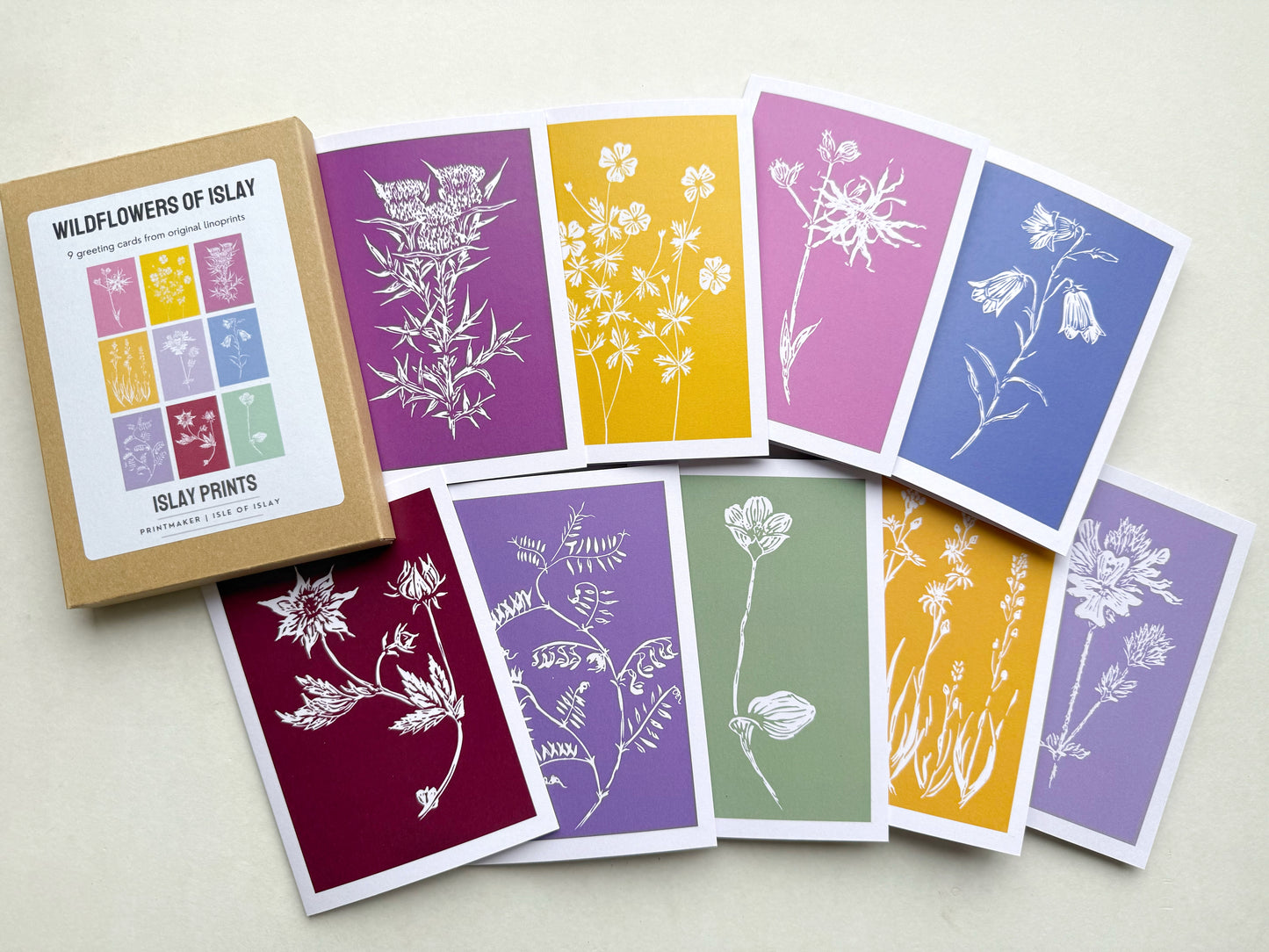 Wildflowers of Islay - Boxed set of 9 Greeting Cards