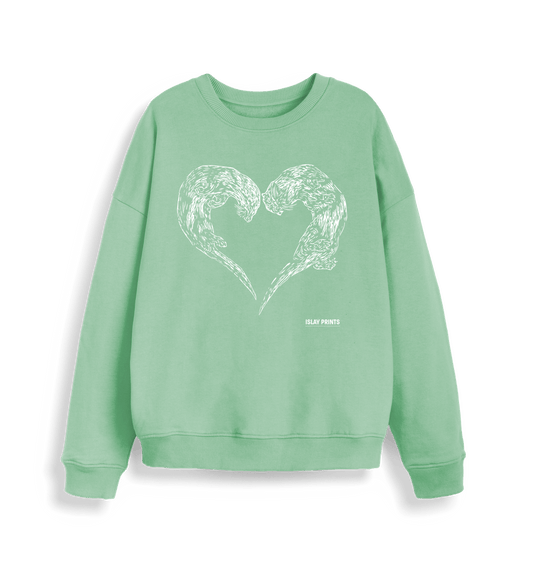 Misty Jade Women's Oversized Otter Sweatshirt