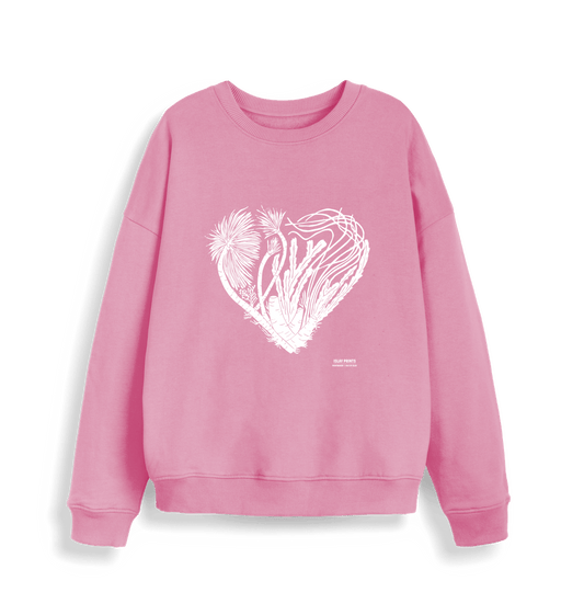 Bubble Pink Women's Underwater Love Oversized Sweatshirt