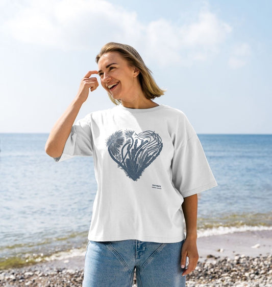 Women's Over Sized Underwater Love T-Shirt