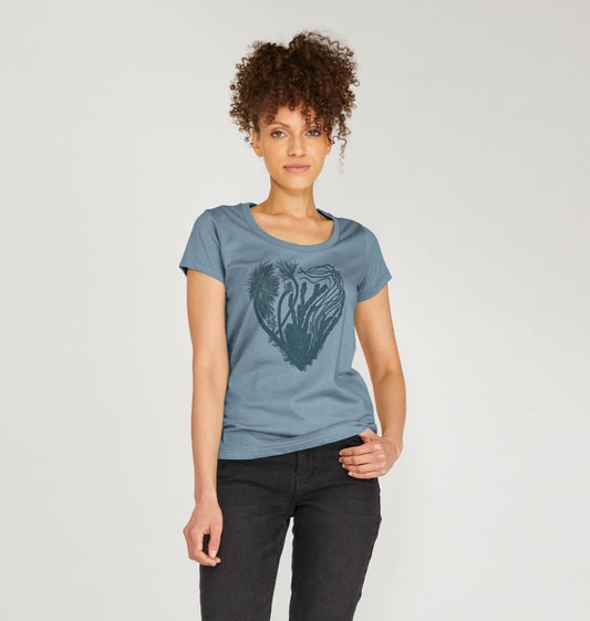 Underwater Love Ladies Scoop Neck T-shirt